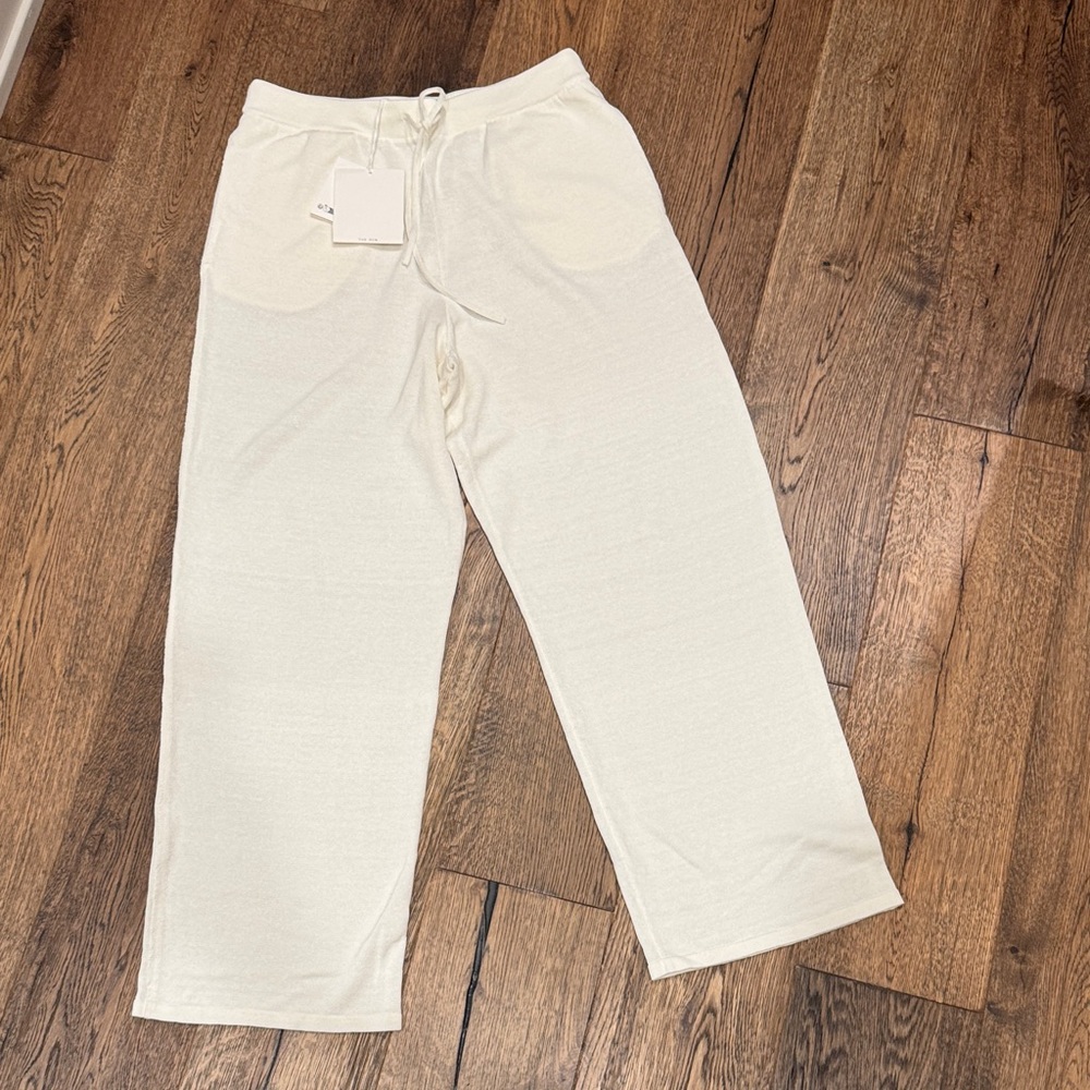 The Row White Jory Pants